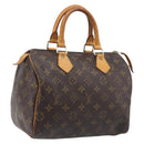 LOUIS VUITTON Monogram Speedy 25 Hand Bag M41528 LV Auth 208661A-1
