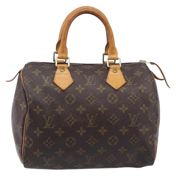 LOUIS VUITTON Monogram Speedy 25 Hand Bag M41528 LV Auth 208661A