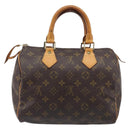 LOUIS VUITTON Monogram Speedy 25 Hand Bag M41528 LV Auth 208661A-3