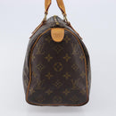 LOUIS VUITTON Monogram Speedy 25 Hand Bag M41528 LV Auth 208661A-4