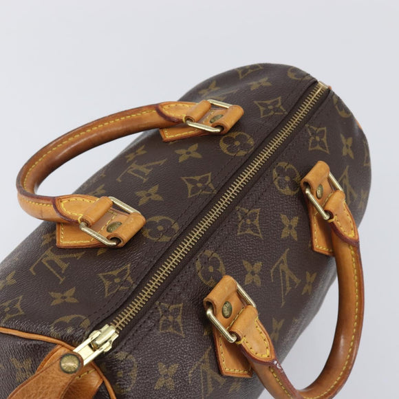 LOUIS VUITTON Monogram Speedy 25 Hand Bag M41528 LV Auth 208661A