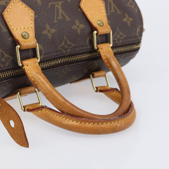 LOUIS VUITTON Monogram Speedy 25 Hand Bag M41528 LV Auth 208661A