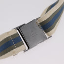 GUCCI GG Canvas Waist Bag Silver 28566 Auth 208662-11