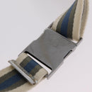 GUCCI GG Canvas Waist Bag Silver 28566 Auth 208662-12