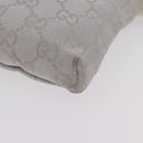 GUCCI GG Canvas Waist Bag Silver 28566 Auth 208662-15