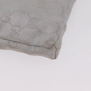 GUCCI GG Canvas Waist Bag Silver 28566 Auth 208662-16