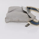 GUCCI GG Canvas Waist Bag Silver 28566 Auth 208662-5