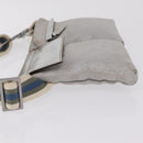 GUCCI GG Canvas Waist Bag Silver 28566 Auth 208662-7