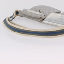 GUCCI GG Canvas Waist Bag Silver 28566 Auth 208662-9