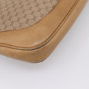 GUCCI Micro GG Supreme Jackie Hand Bag PVC Beige Gold Auth 208663-13