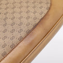 GUCCI Micro GG Supreme Jackie Hand Bag PVC Beige Gold Auth 208663-14