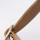 GUCCI Micro GG Supreme Jackie Hand Bag PVC Beige Gold Auth 208663-17