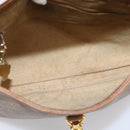 GUCCI Micro GG Supreme Jackie Hand Bag PVC Beige Gold Auth 208663-18