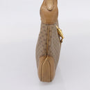 GUCCI Micro GG Supreme Jackie Hand Bag PVC Beige Gold Auth 208663-4