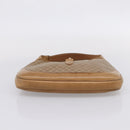 GUCCI Micro GG Supreme Jackie Hand Bag PVC Beige Gold Auth 208663-9