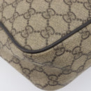 GUCCI GG Supreme Shoulder Bag PVC Beige Gold 233268 Auth 208664-13