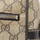 GUCCI GG Supreme Shoulder Bag PVC Beige Gold 233268 Auth 208664-17