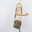 GUCCI GG Supreme Shoulder Bag PVC Beige Gold 233268 Auth 208664-27