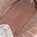 LOEWE Hand Bag Leather Gray Gold Auth 208665V-18