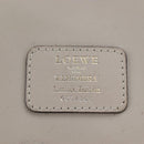 LOEWE Hand Bag Leather Gray Gold Auth 208665V-25