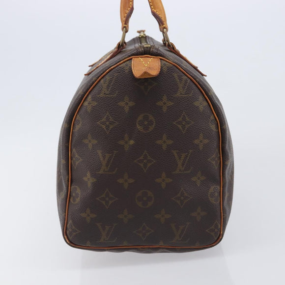 LOUIS VUITTON Monogram Speedy 30 Hand Bag M41526 LV Auth 208667