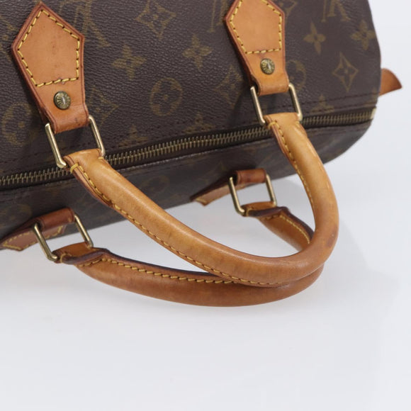 LOUIS VUITTON Monogram Speedy 30 Hand Bag M41526 LV Auth 208667