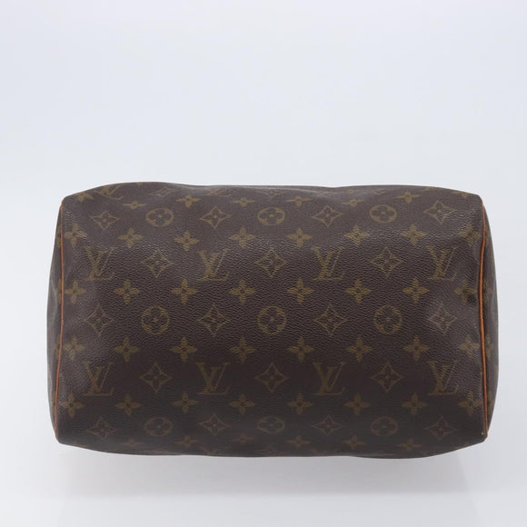 LOUIS VUITTON Monogram Speedy 30 Hand Bag M41526 LV Auth 208667
