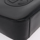 GUCCI Shoulder Bag patent Black 000 1186 0506 Auth 208668-9