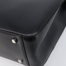 Salvatore Ferragamo Gancini Shoulder Bag Leather Black Silver Auth 208669V-9