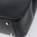 Salvatore Ferragamo Gancini Shoulder Bag Leather Black Silver Auth 208669V-16