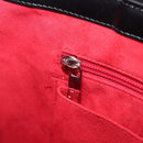 Salvatore Ferragamo Gancini Shoulder Bag Leather Black Silver Auth 208669V-25