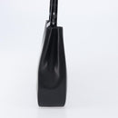 Salvatore Ferragamo Gancini Shoulder Bag Leather Black Silver Auth 208669V-4