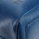 LOUIS VUITTON Epi Keepall 50 Boston Bag Blue M42965 LV Auth 208670V-12