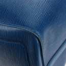 LOUIS VUITTON Epi Keepall 50 Boston Bag Blue M42965 LV Auth 208670V-13