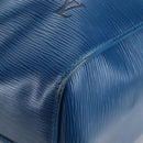 LOUIS VUITTON Epi Keepall 50 Boston Bag Blue M42965 LV Auth 208670V-14
