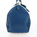 LOUIS VUITTON Epi Keepall 50 Boston Bag Blue M42965 LV Auth 208670V-5
