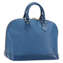 LOUIS VUITTON Epi Alma Hand Bag Toledo Blue M52145 LV Auth 208671A-1