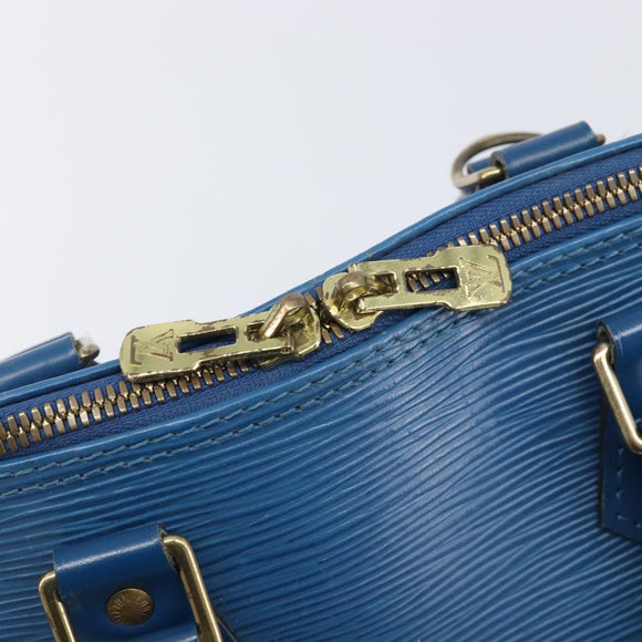 LOUIS VUITTON Epi Alma Hand Bag Toledo Blue M52145 LV Auth 208671A