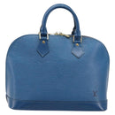 LOUIS VUITTON Epi Alma Hand Bag Toledo Blue M52145 LV Auth 208671A-13