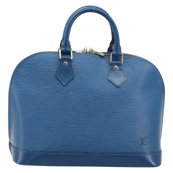 LOUIS VUITTON Epi Alma Hand Bag Toledo Blue M52145 LV Auth 208671A