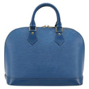 LOUIS VUITTON Epi Alma Hand Bag Toledo Blue M52145 LV Auth 208671A-2
