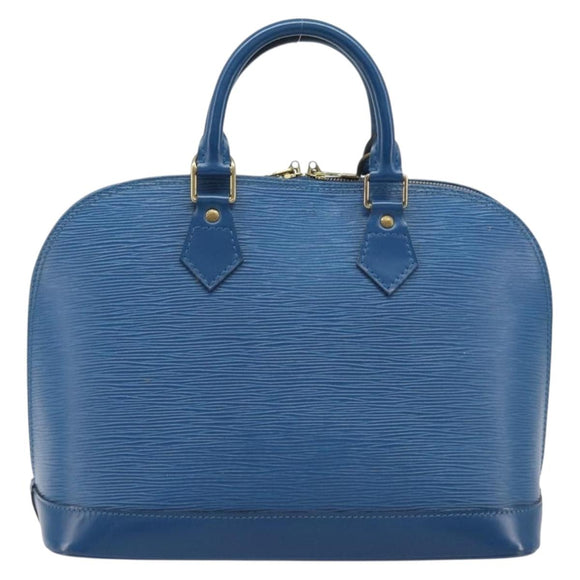 LOUIS VUITTON Epi Alma Hand Bag Toledo Blue M52145 LV Auth 208671A