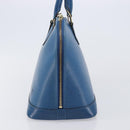 LOUIS VUITTON Epi Alma Hand Bag Toledo Blue M52145 LV Auth 208671A-4