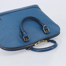 LOUIS VUITTON Epi Alma Hand Bag Toledo Blue M52145 LV Auth 208671A-6