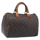LOUIS VUITTON Monogram Speedy 30 Hand Bag M41526 LV Auth 208672-1