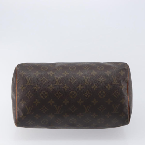 LOUIS VUITTON Monogram Speedy 30 Hand Bag M41526 LV Auth 208672
