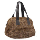 Bottega Veneta Tote Bag Harako leather Brown Silver Auth 208674V-1