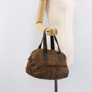 Bottega Veneta Tote Bag Harako leather Brown Silver Auth 208674V-22