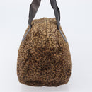 Bottega Veneta Tote Bag Harako leather Brown Silver Auth 208674V-4
