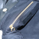 See By Chloe Shoulder Bag Leather Black Gold Auth 208678A-23